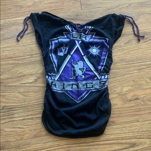 Hand Cut T-Shirt - LA KINGS